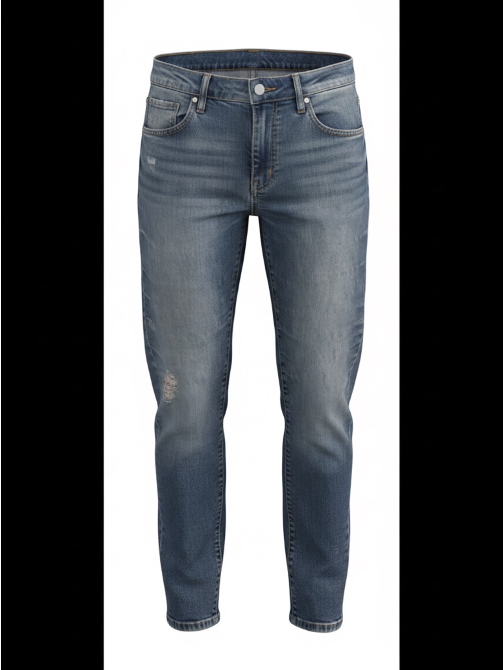 Signature by Levi Strauss - Distressed Women’s Skinny Jeans - Washed Blue